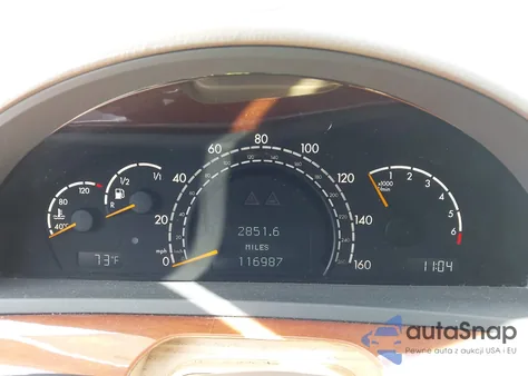 2000 Mercedes-Benz S 430 z USA, uszkodzony, nr VIN WDBNG70J8YA007057